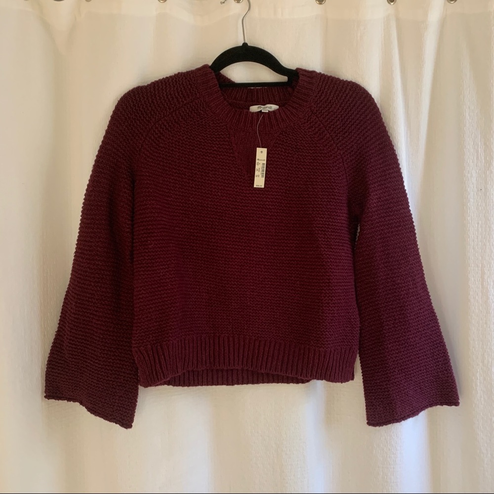 Madewell maroon sweater